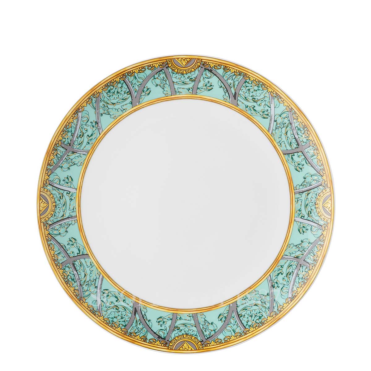 VERSACE Versace Plate 28 cm Scala del Palazzo Green 1