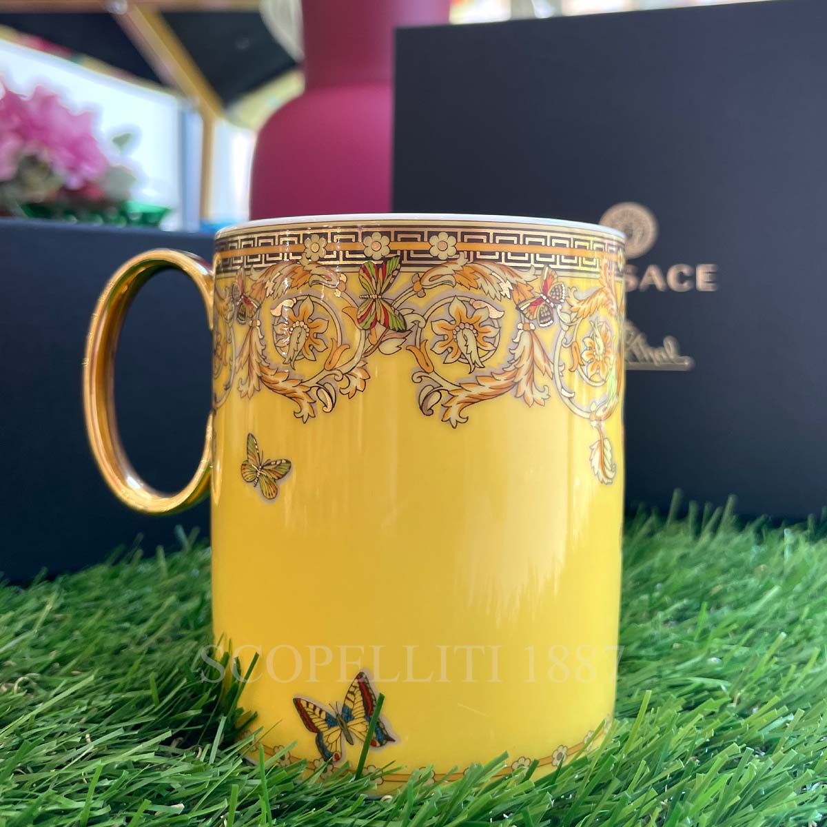 VERSACE Versace Butterfly Garden Mug Modern Shape 2