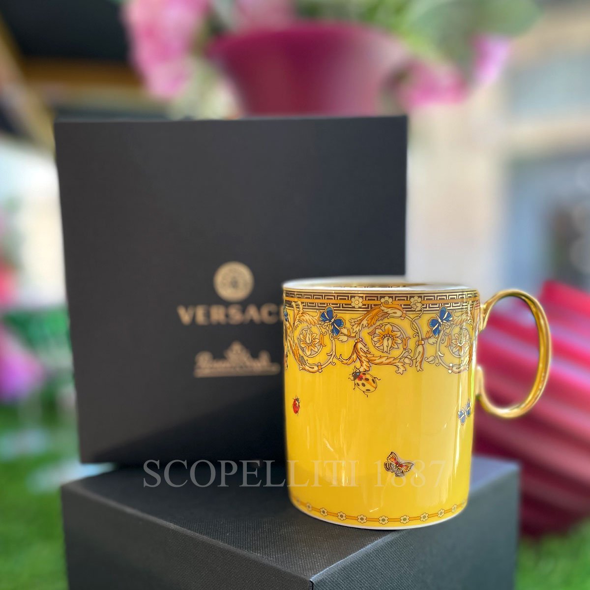 VERSACE Versace Butterfly Garden Mug Modern Shape 3