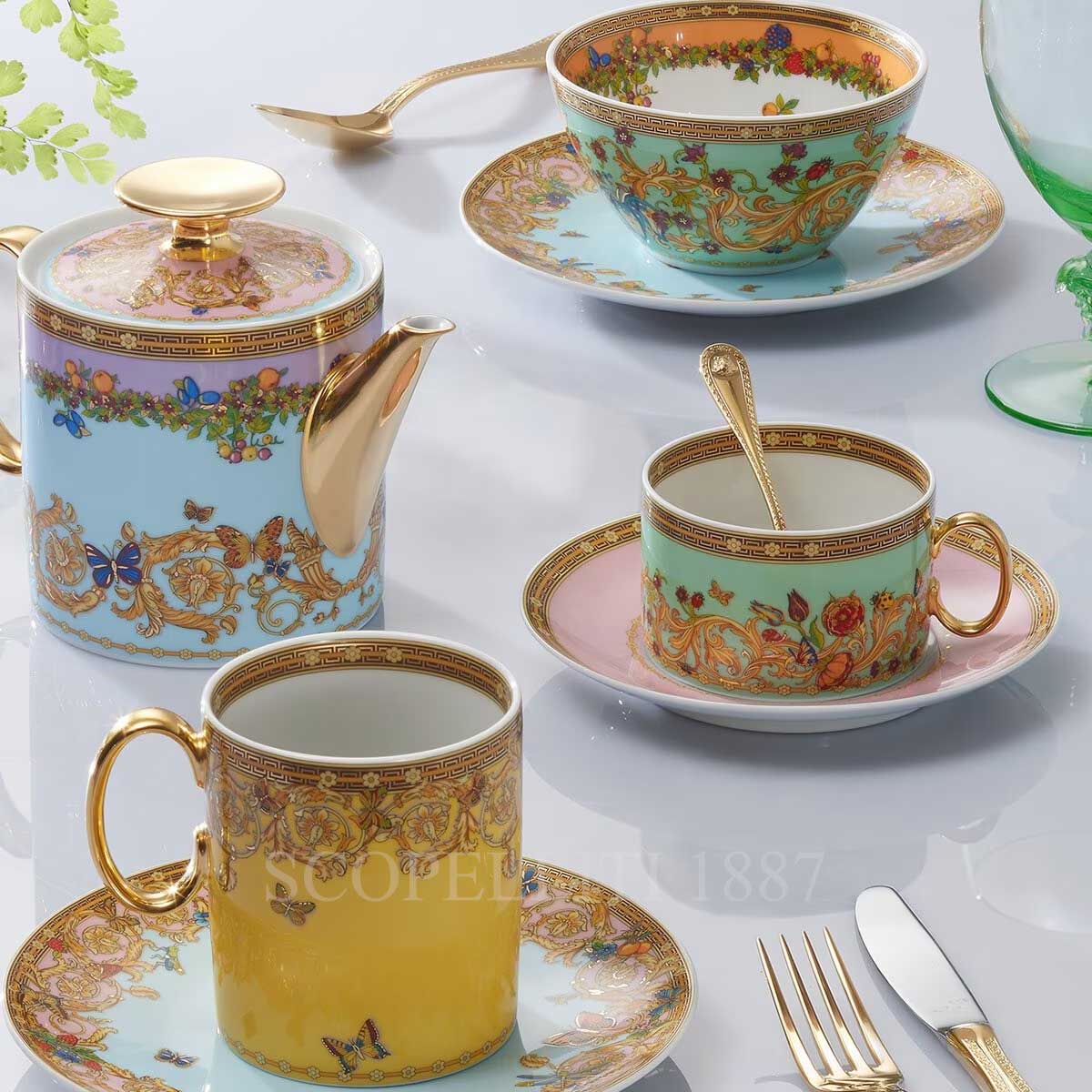 VERSACE Versace Butterfly Garden Mug Modern Shape 4