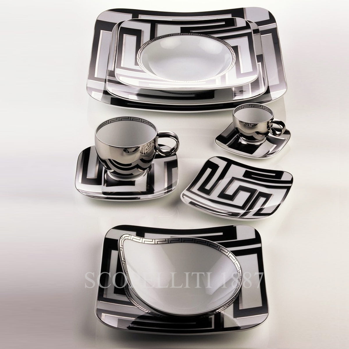 VERSACE Versace Dedalo Vegetable Covered Bowl 3