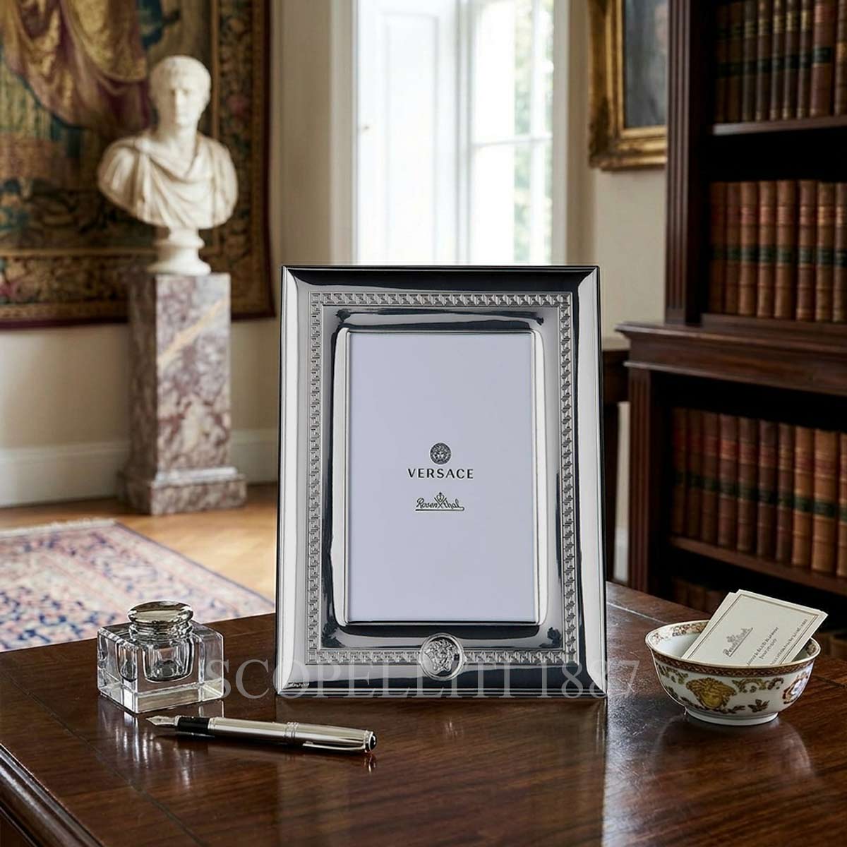VERSACE Versace Picture Frame Silver VHF6 Small 2