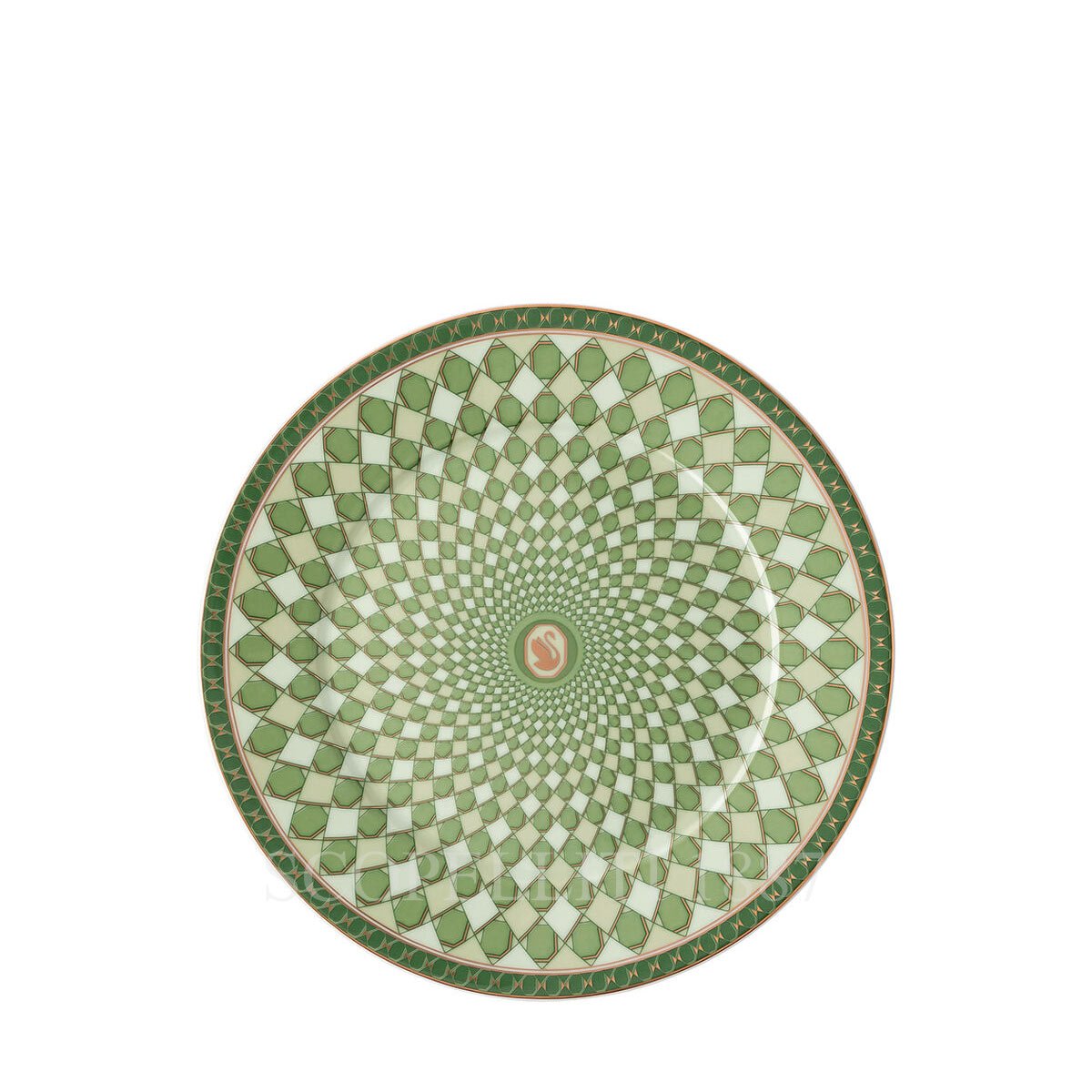 Rosenthal Swarovski Swarovski Bread Plate Signum Green 1