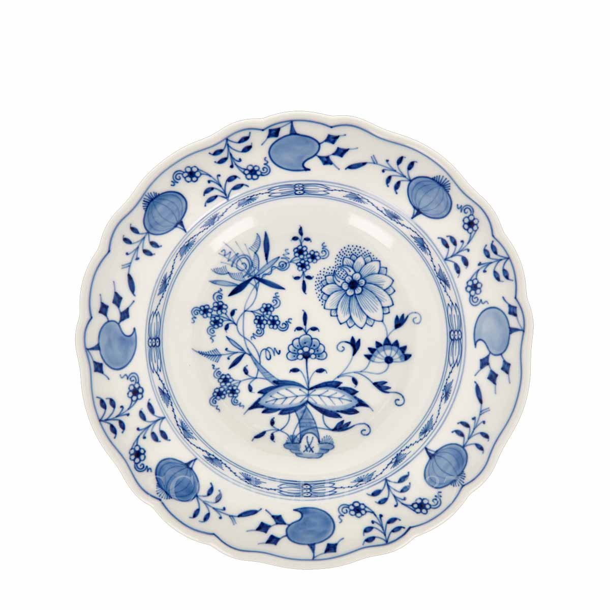 Meissen Meissen Blue Onion Soup Plate 1