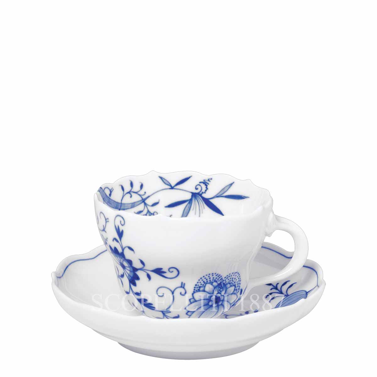 Meissen Meissen Blue Onion Style Espresso Cup 1