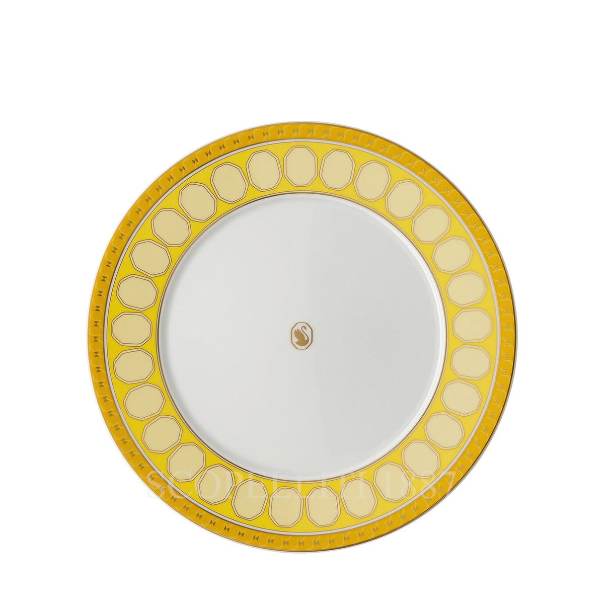 Rosenthal Swarovski Swarovski Breakfast Plate Signum Yellow 1