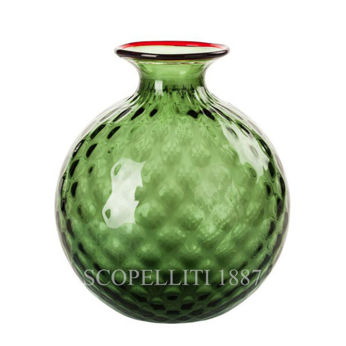 Venini Venini Monofiore Balloton Vase Large Green 1