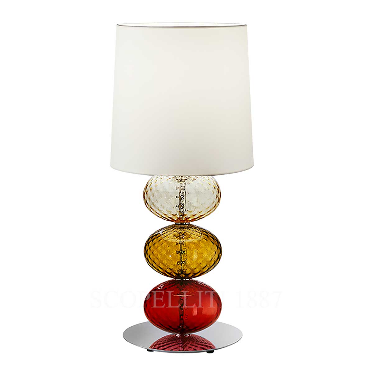 Venini Venini Abat-Jour Table Lamp Red Tea Amber 1