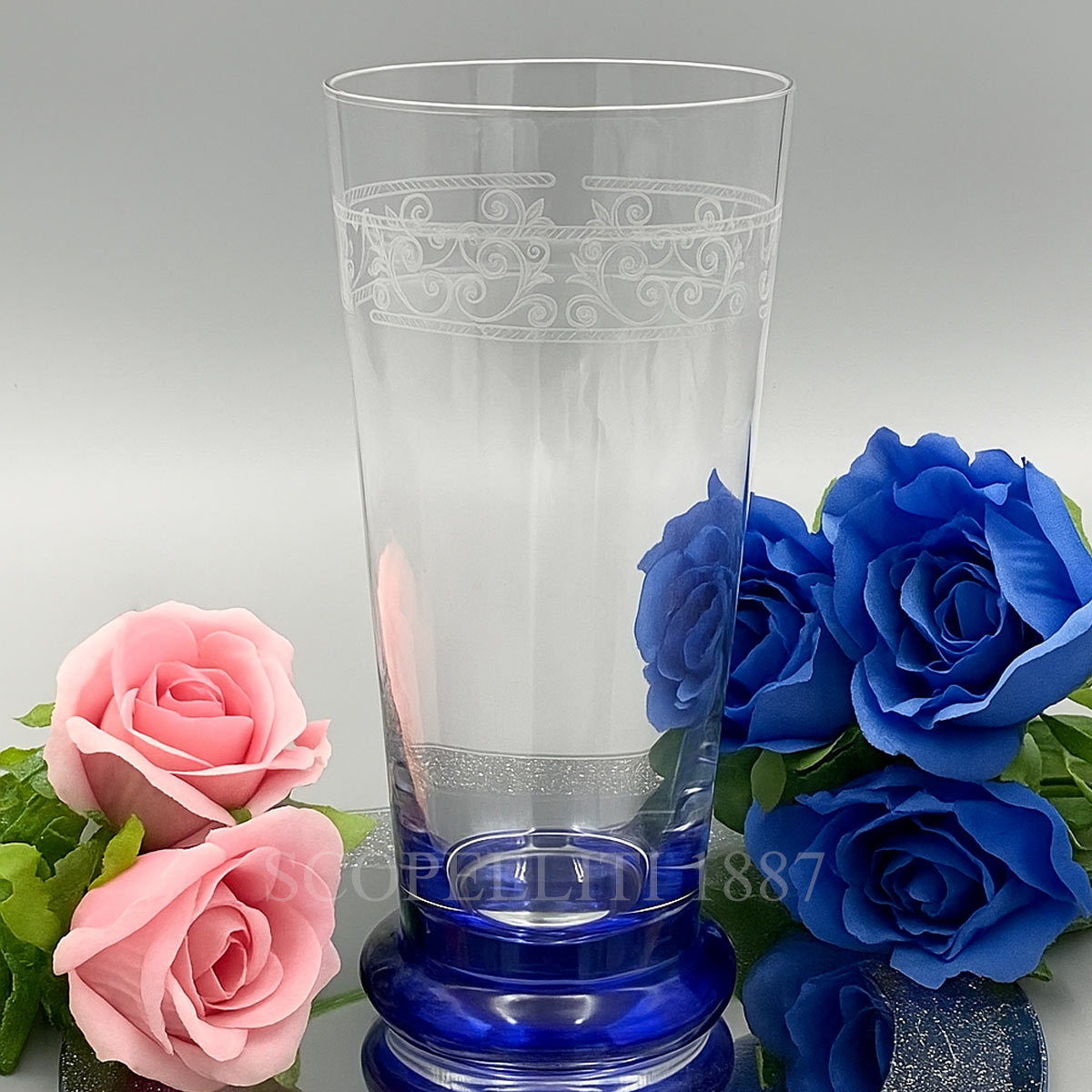 Wedgwood Wedgwood Sarah’s Garden Tall Blue Glasses – Set of 4 2