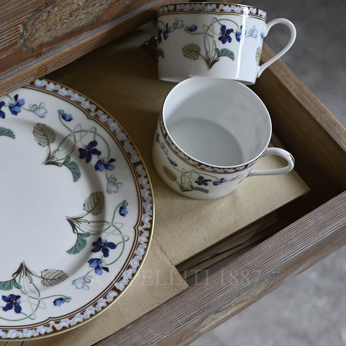 Haviland Haviland Impératrice Eugénie Tea Cup - Set of 2 2