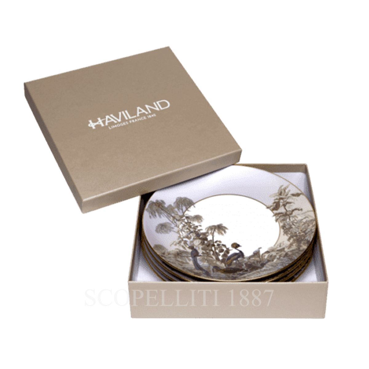Haviland Haviland Le Brésil Dessert Plate Gift Box - set of 4 1