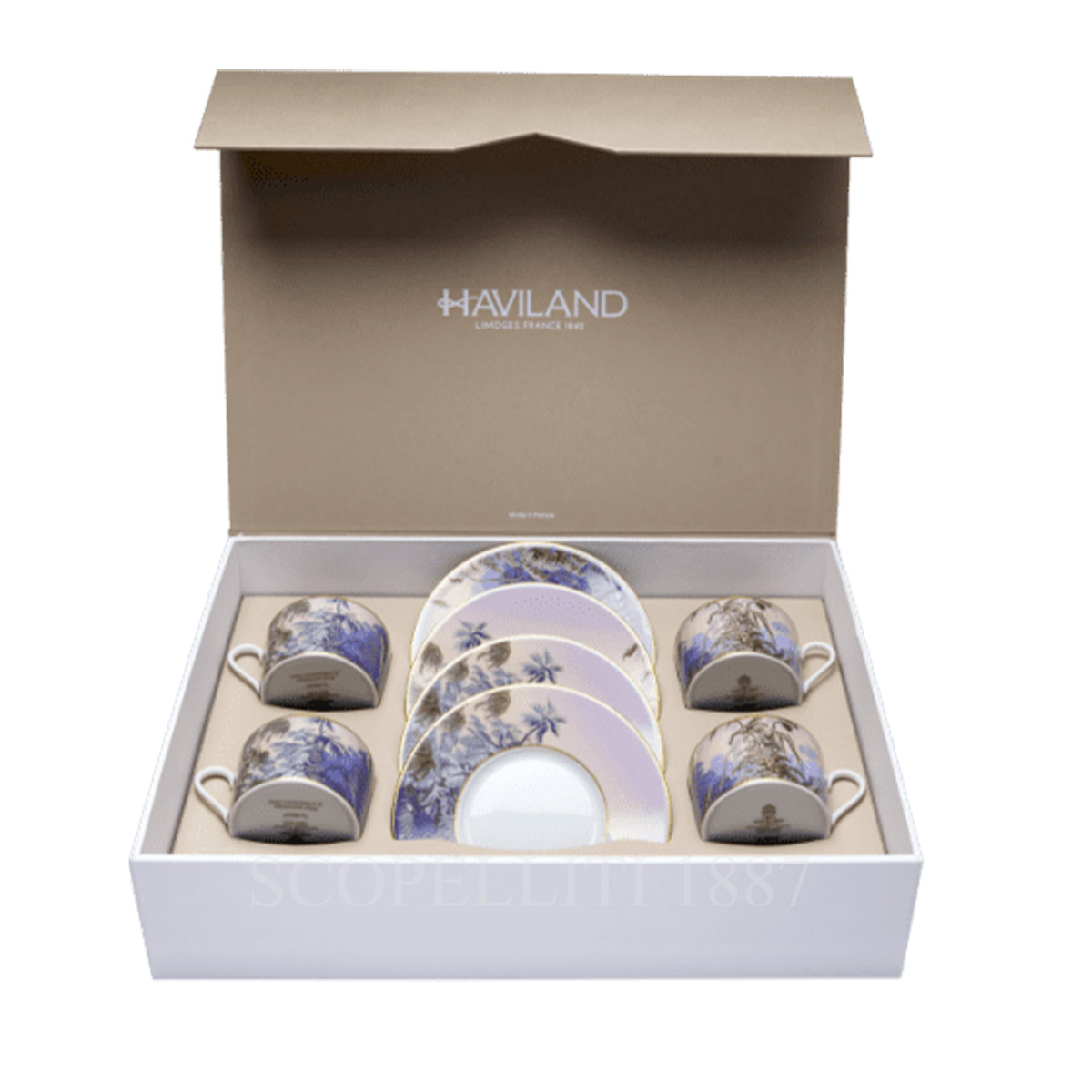 Haviland Haviland Le Brésil Tea Cup - set of 4 1