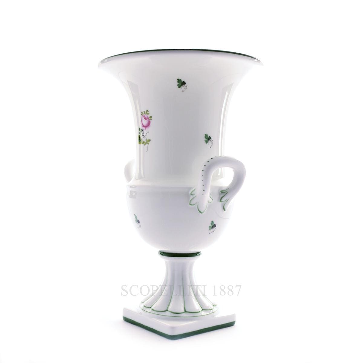 Herend Herend Vienna Rose Empire Vase on Base 6431 VRH 1