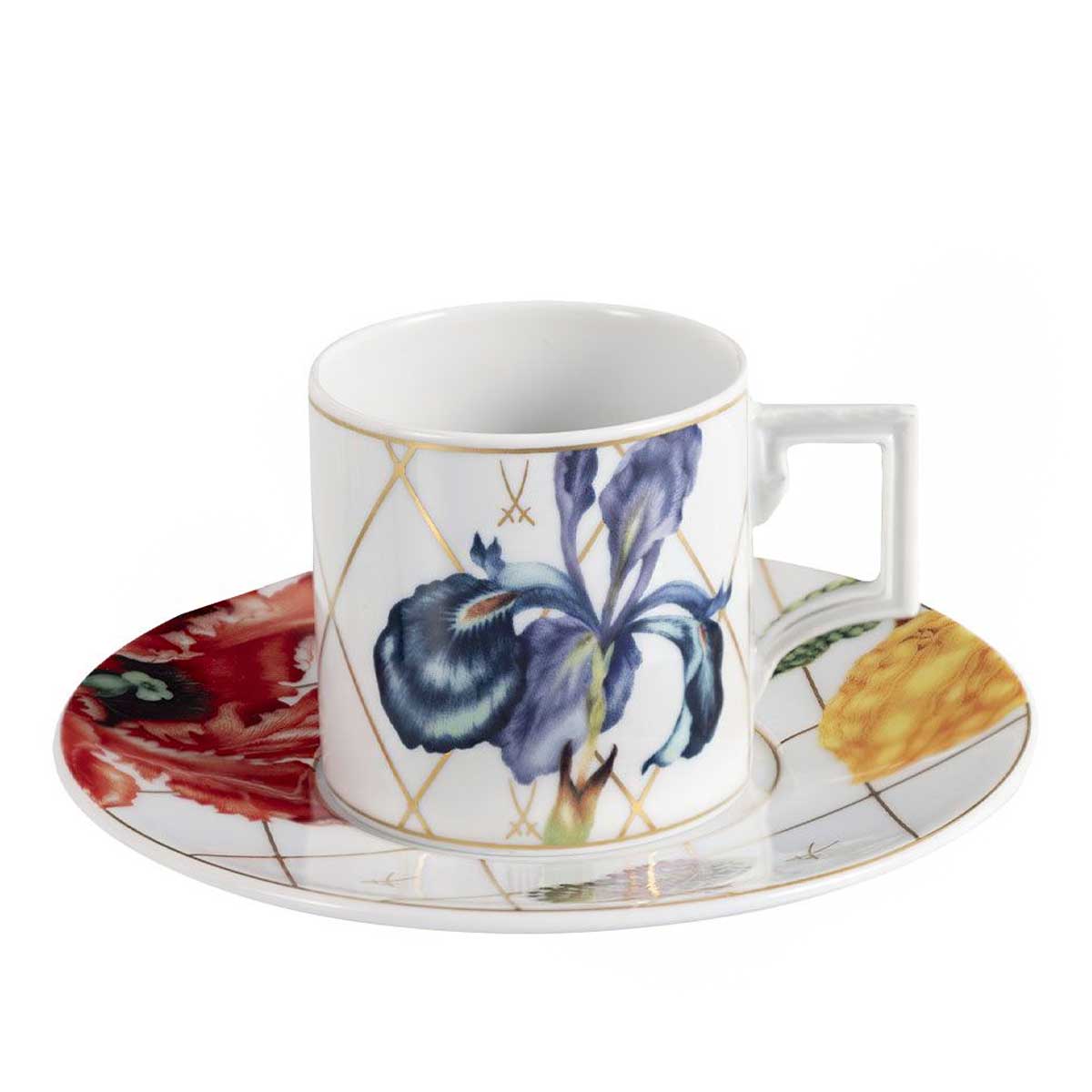 Meissen Meissen Espresso Cups Sweet Exotics - Set for 2 1