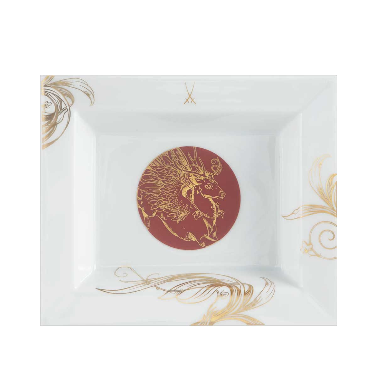 Meissen Meissen Change Tray Christmas Peryton Medium 1