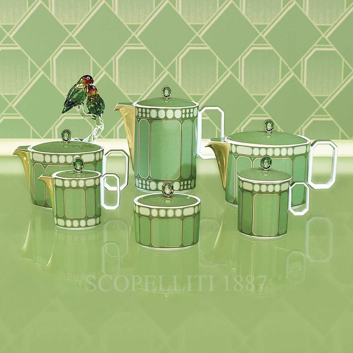 Rosenthal Swarovski Swarovski Milk Pot Signum Green 2