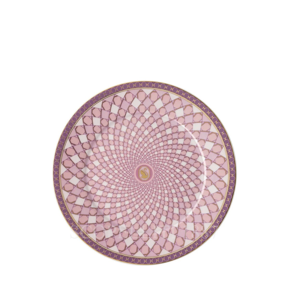 Rosenthal Swarovski Swarovski Bread Plate Signum Pink 1