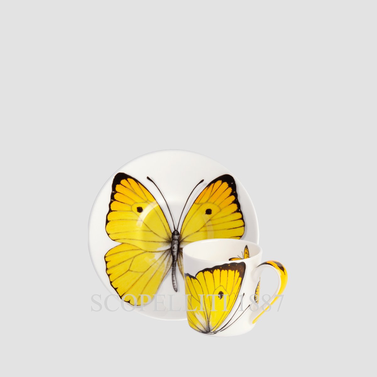 Taitù Milano Taitù Freedom Espresso Cups with Saucers Set of 4 4