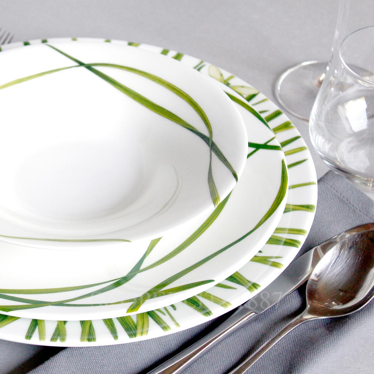 Taitù Milano Taitù Life In Green Dinner Plate - Set of 4 2