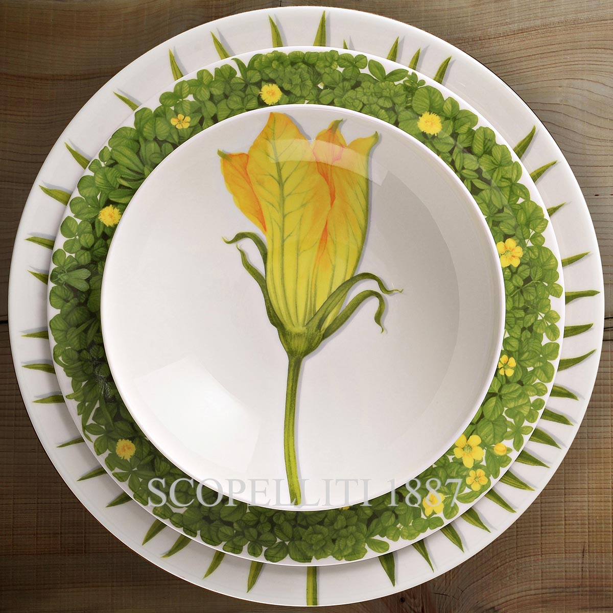 Taitù Milano Taitù Freedom Presentation Plates Set of 4 assorted 3