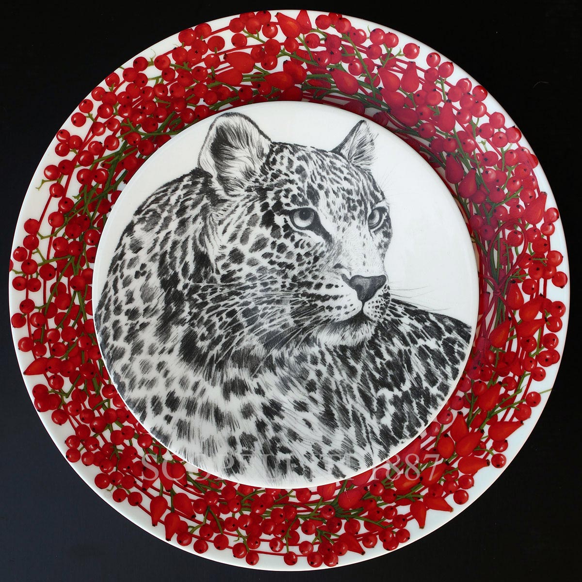 Taitù Milano Taitù Wild Spirit Dessert Plates - Set of 4 2