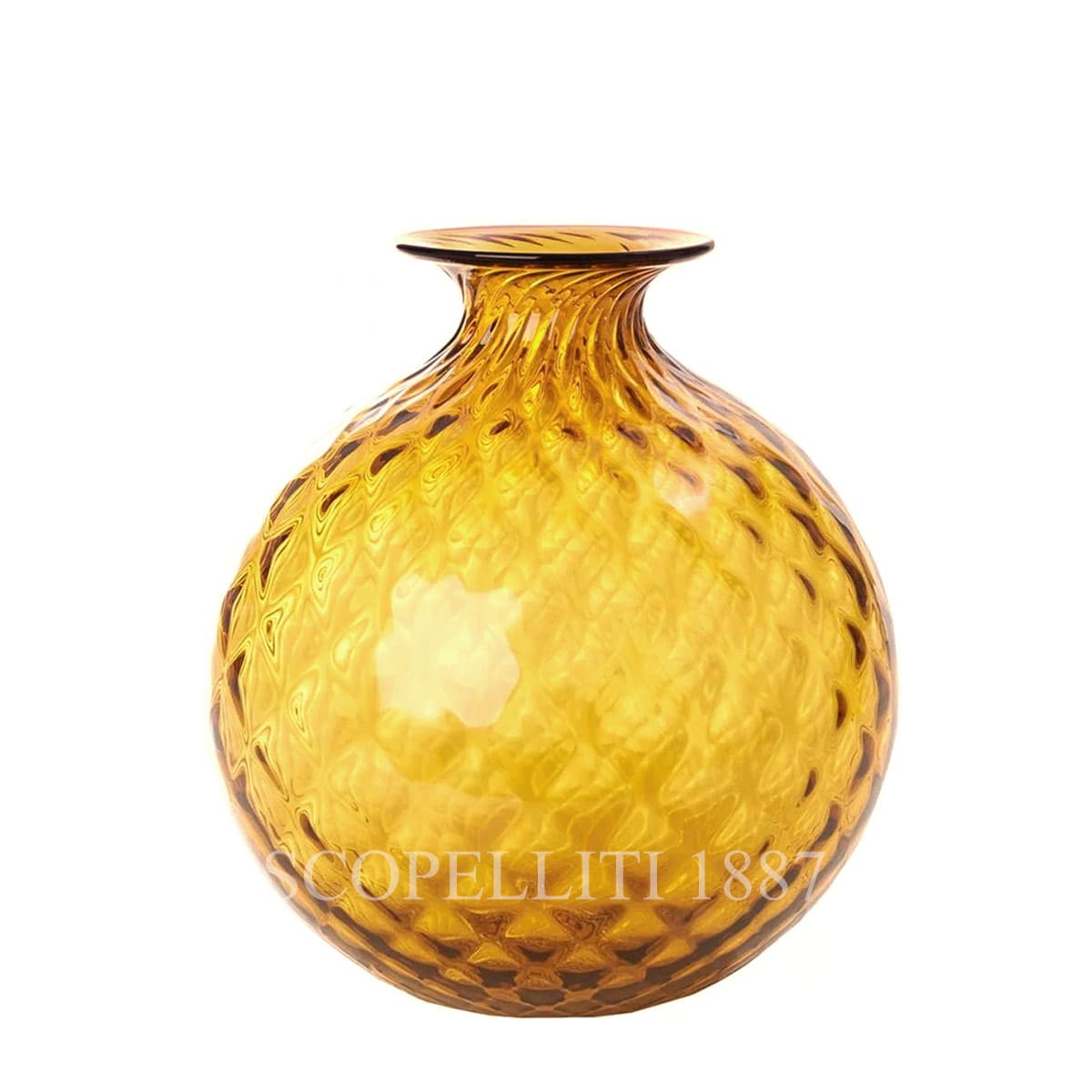 Venini Venini Monofiore Balloton Vase Medium Amber 1
