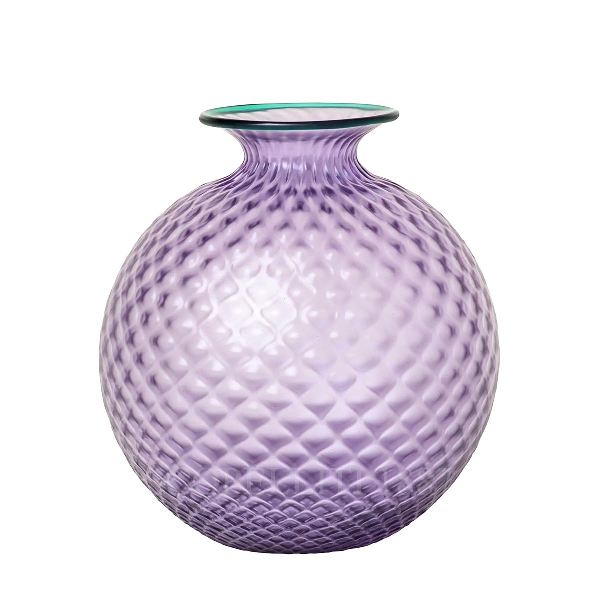 Venini Venini Vase Monofiore Balloton Medium Lilac Mint Green 1