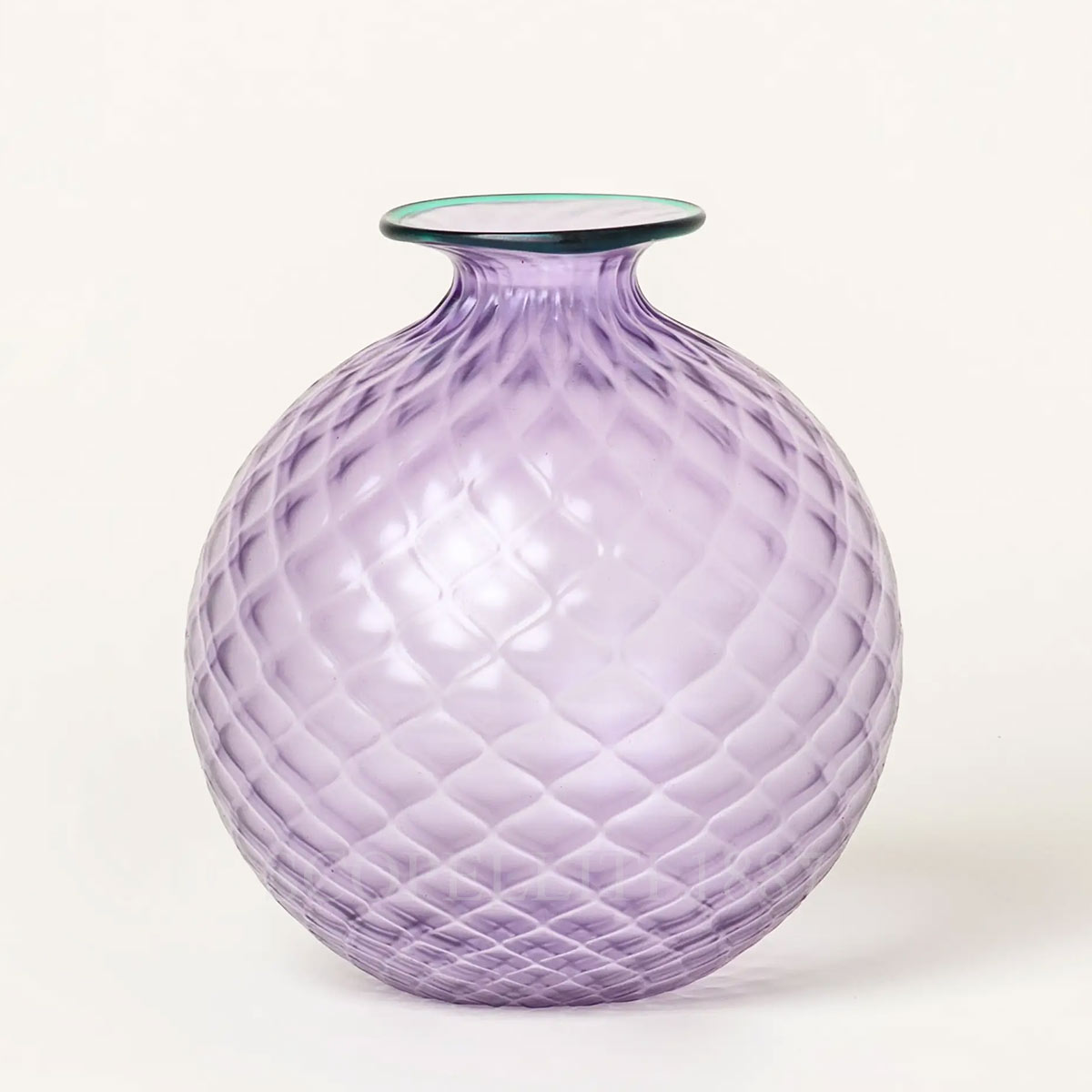 Venini Venini Vase Monofiore Balloton Medium Lilac Mint Green 4