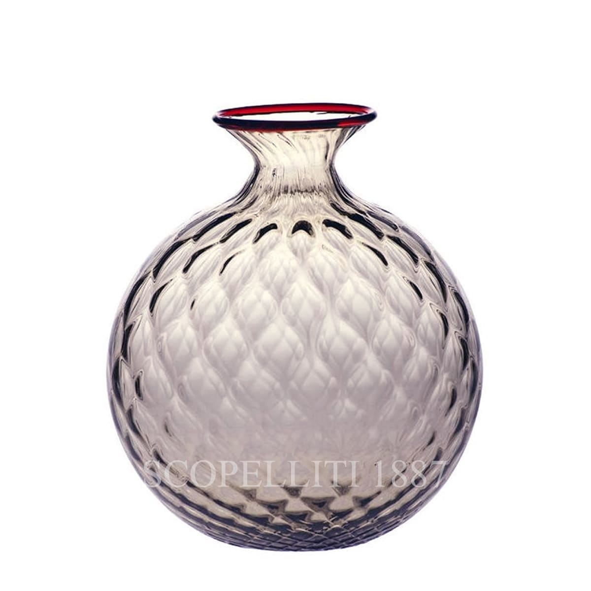 Venini Venini Monofiore Balloton Vase Medium Taupe 1