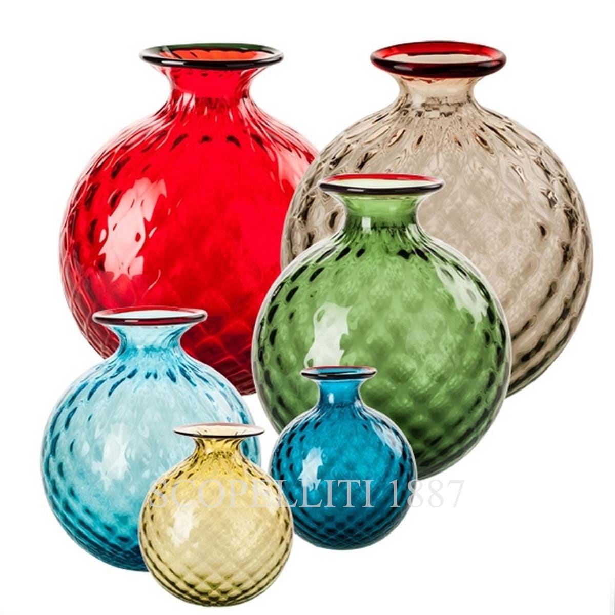 Venini Venini Monofiore Balloton Vase Medium Taupe 2