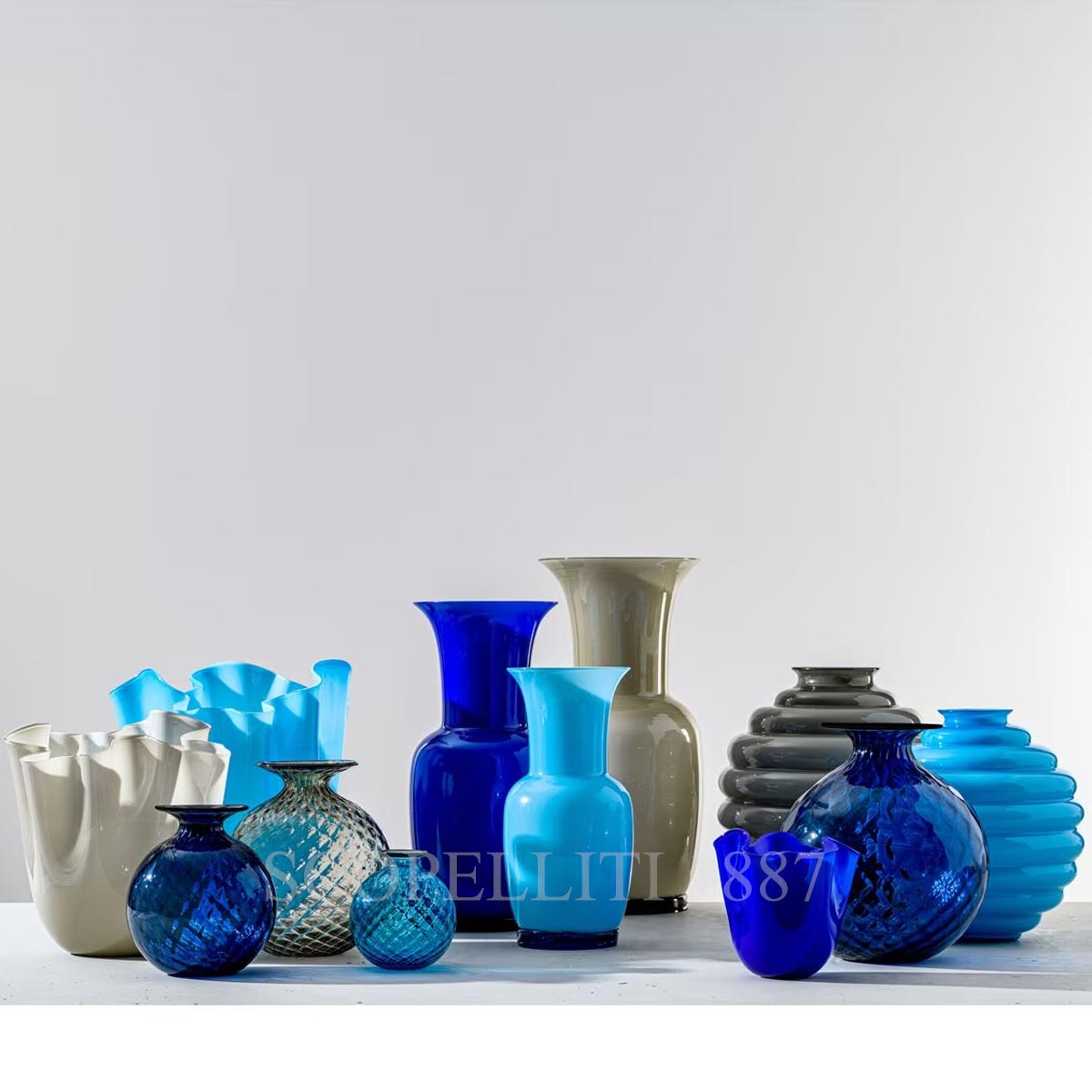 Venini Venini Monofiore Balloton Vase Medium Sapphire 2