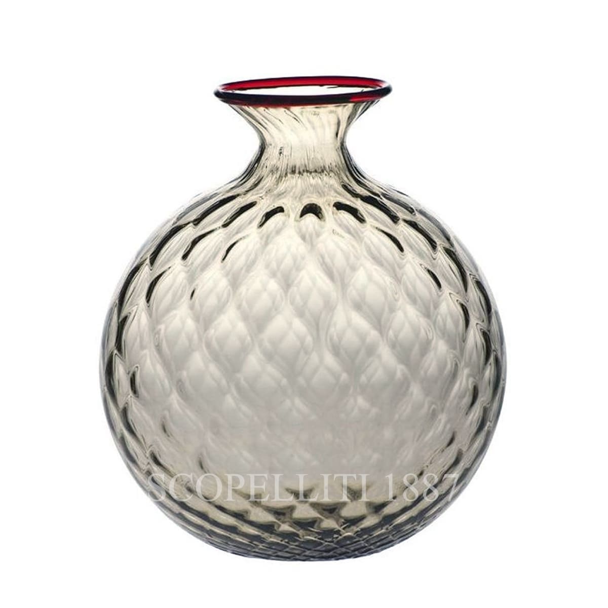 Venini Venini Monofiore Balloton Vase Large Taupe Grey 1