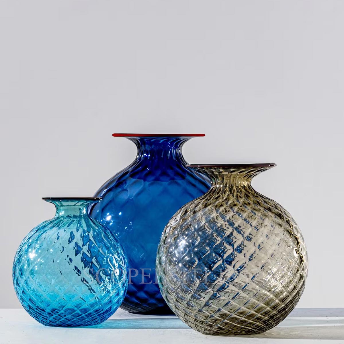 Venini Venini Monofiore Balloton Vase Large Sapphire 3