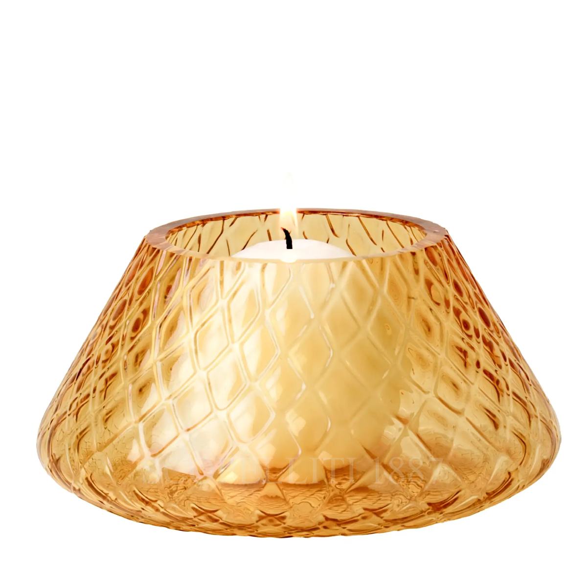 Venini Venini Candleholder Lele Amber 1