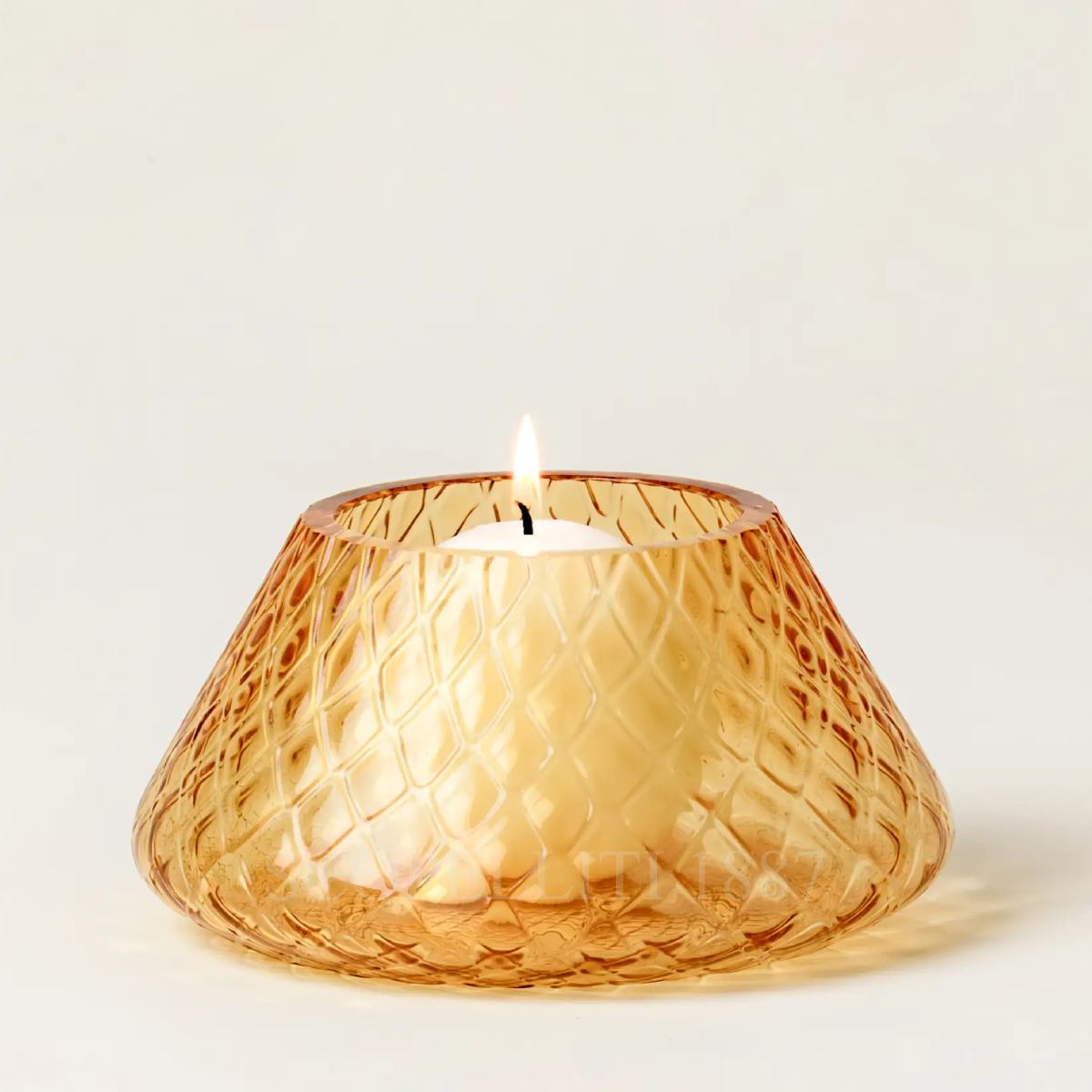 Venini Venini Candleholder Lele Amber 2