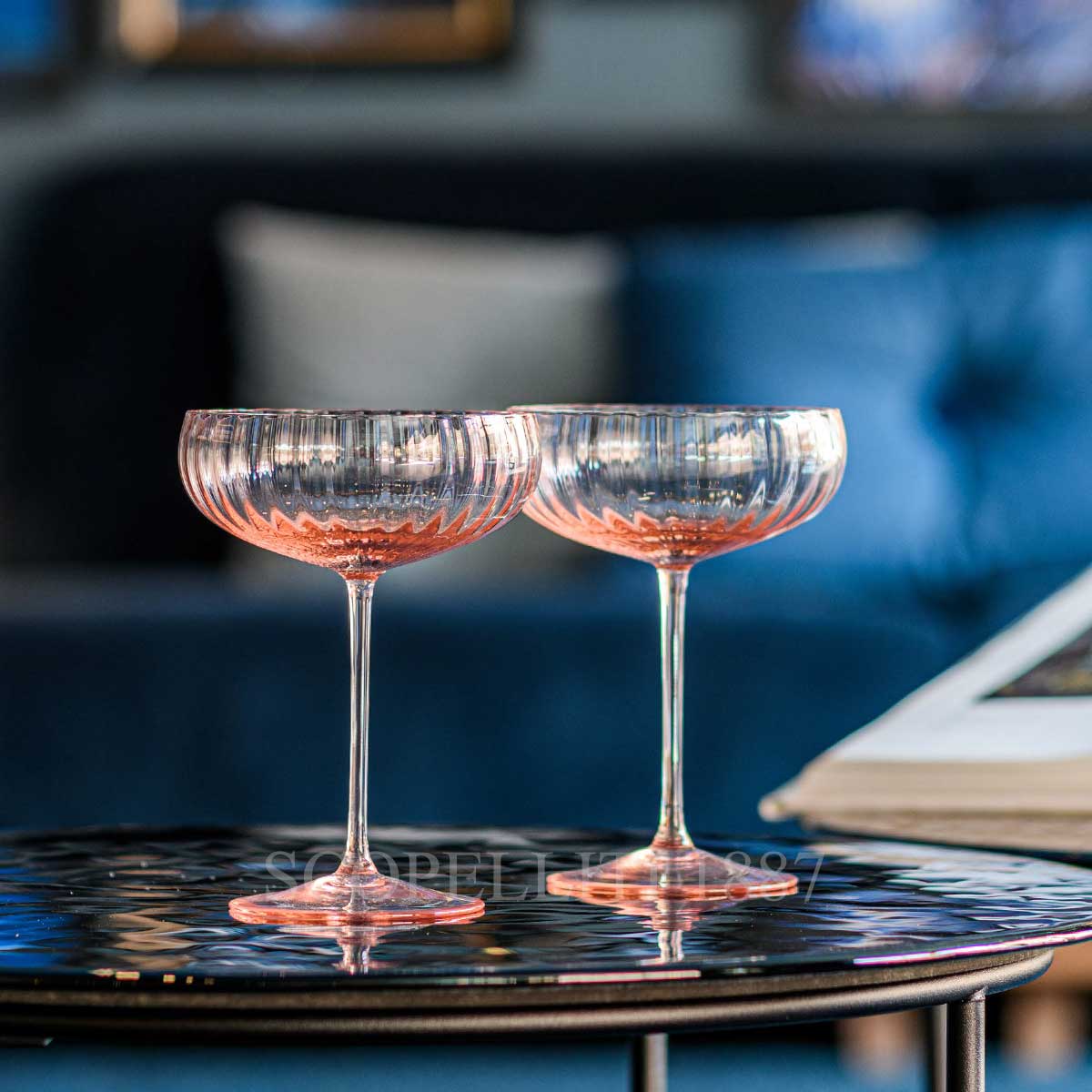 Venini Venini Champagne Glasses Bollicine - Gift Set for 2 3