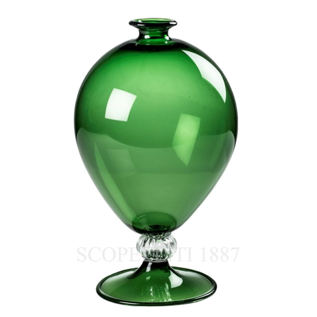Venini Venini Veronese Apple Green Vase 1