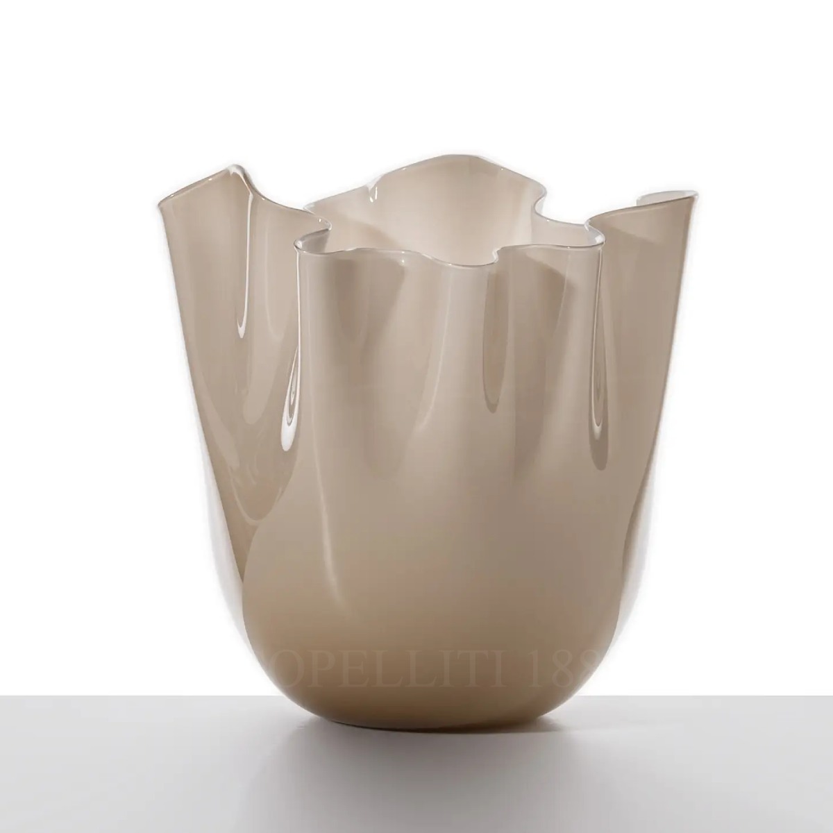 Venini Venini Fazzoletto Vase Medium Moka 3