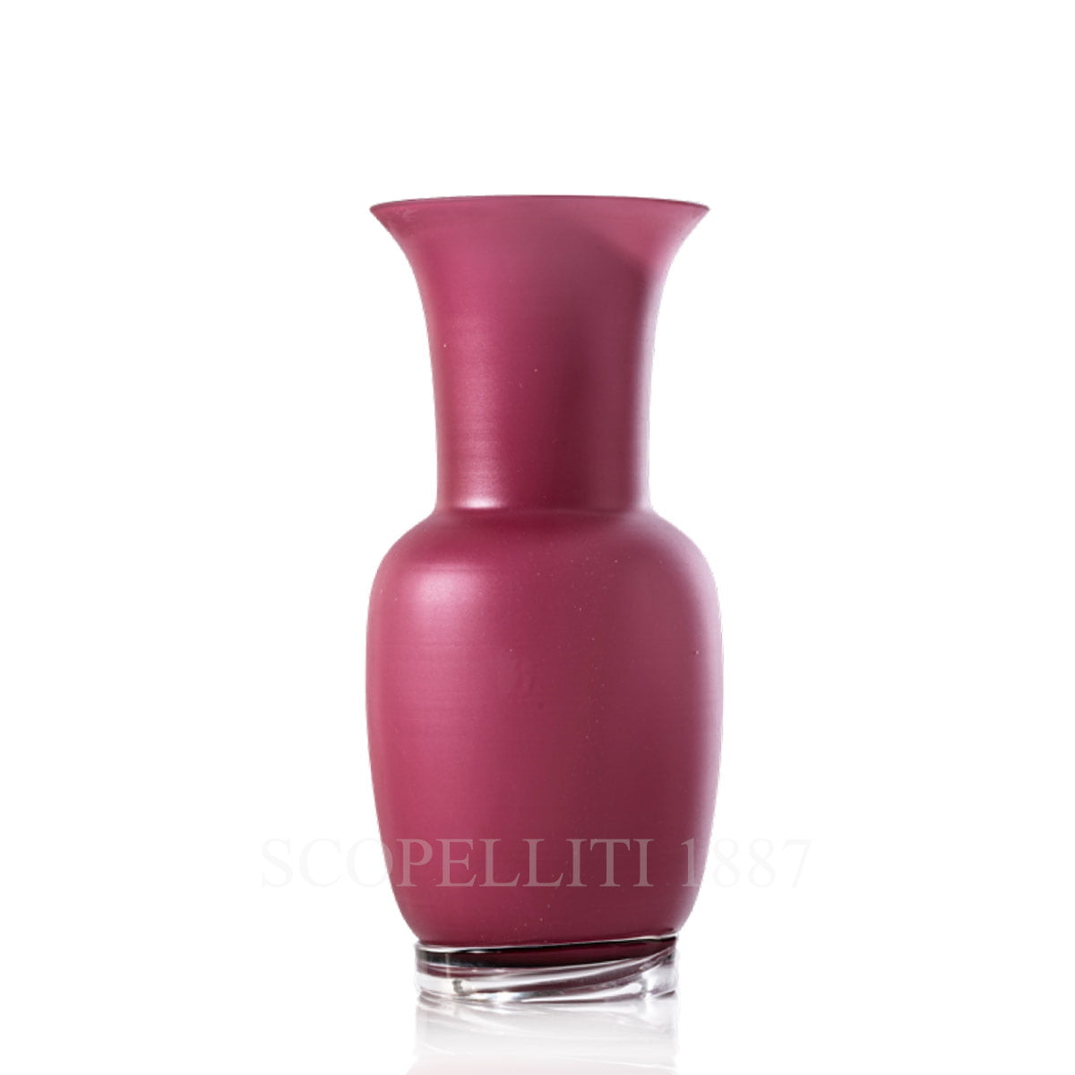 Venini Venini Opalino Vase Magenta Sandblasted Medium 1