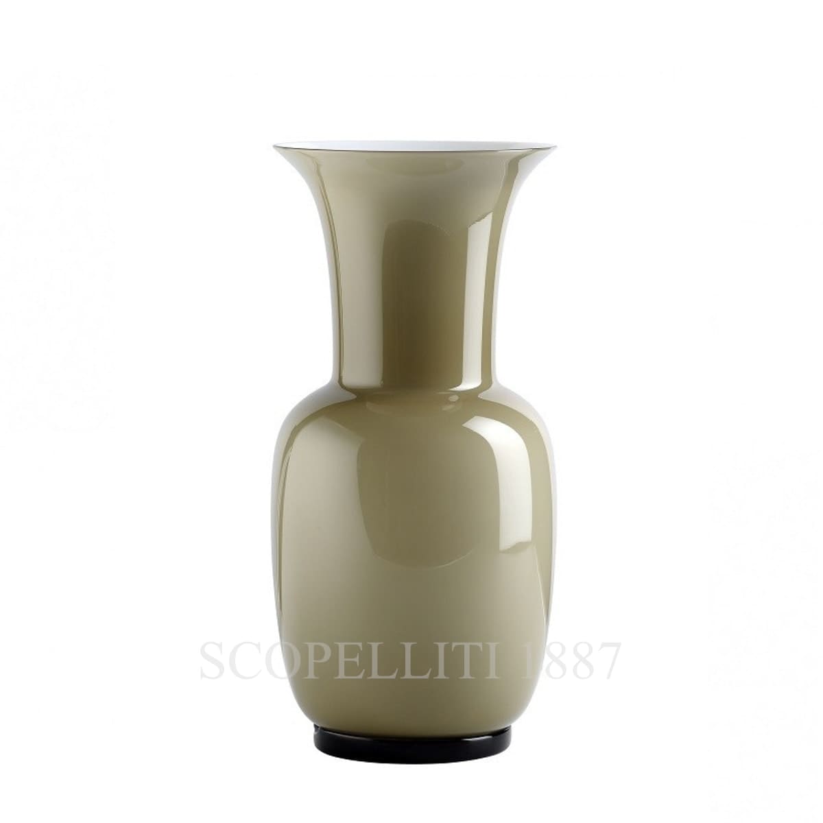 Venini Venini Opalino Vase Medium Taupe 1