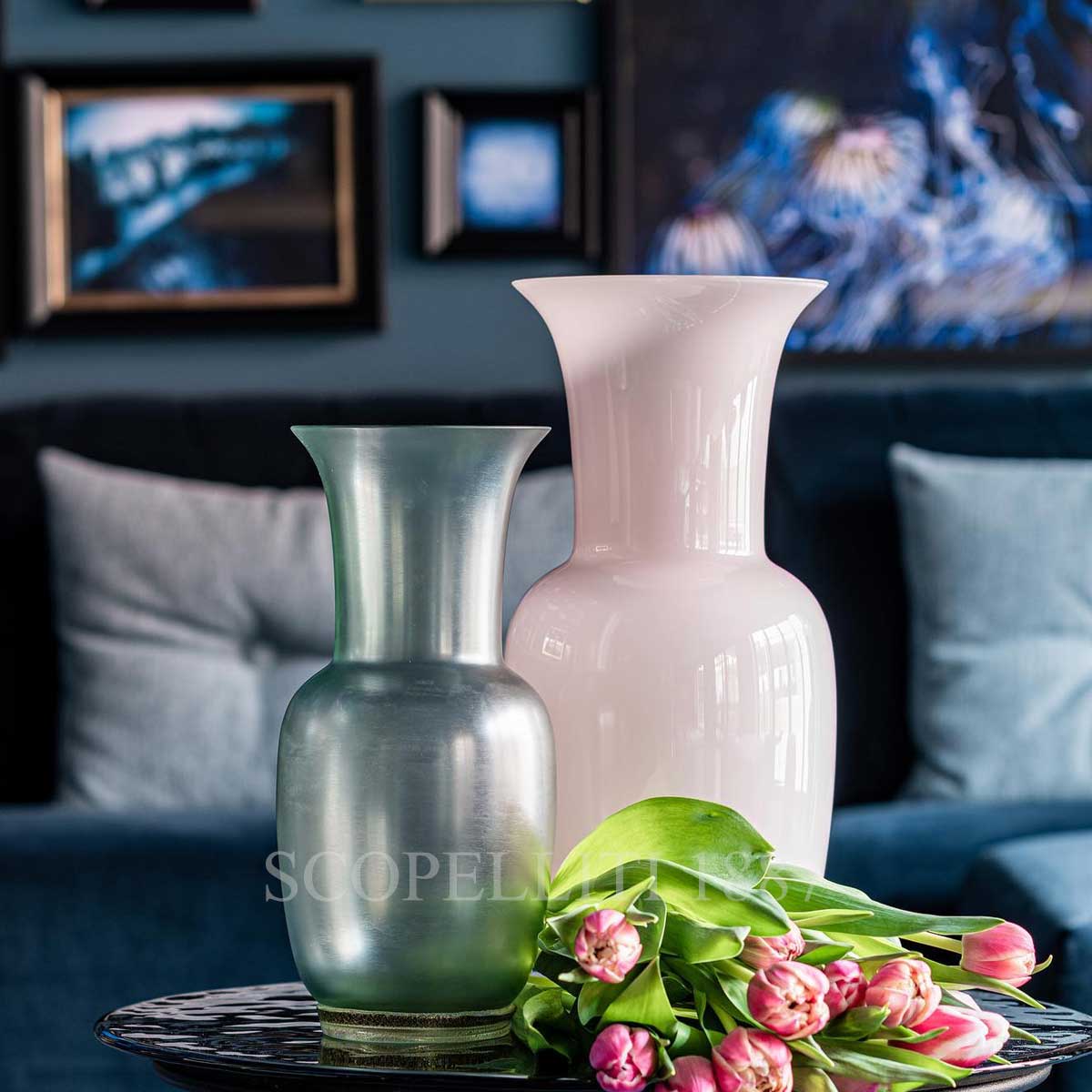 Venini Venini Opalino Vase Satin Medium Rio Green 2