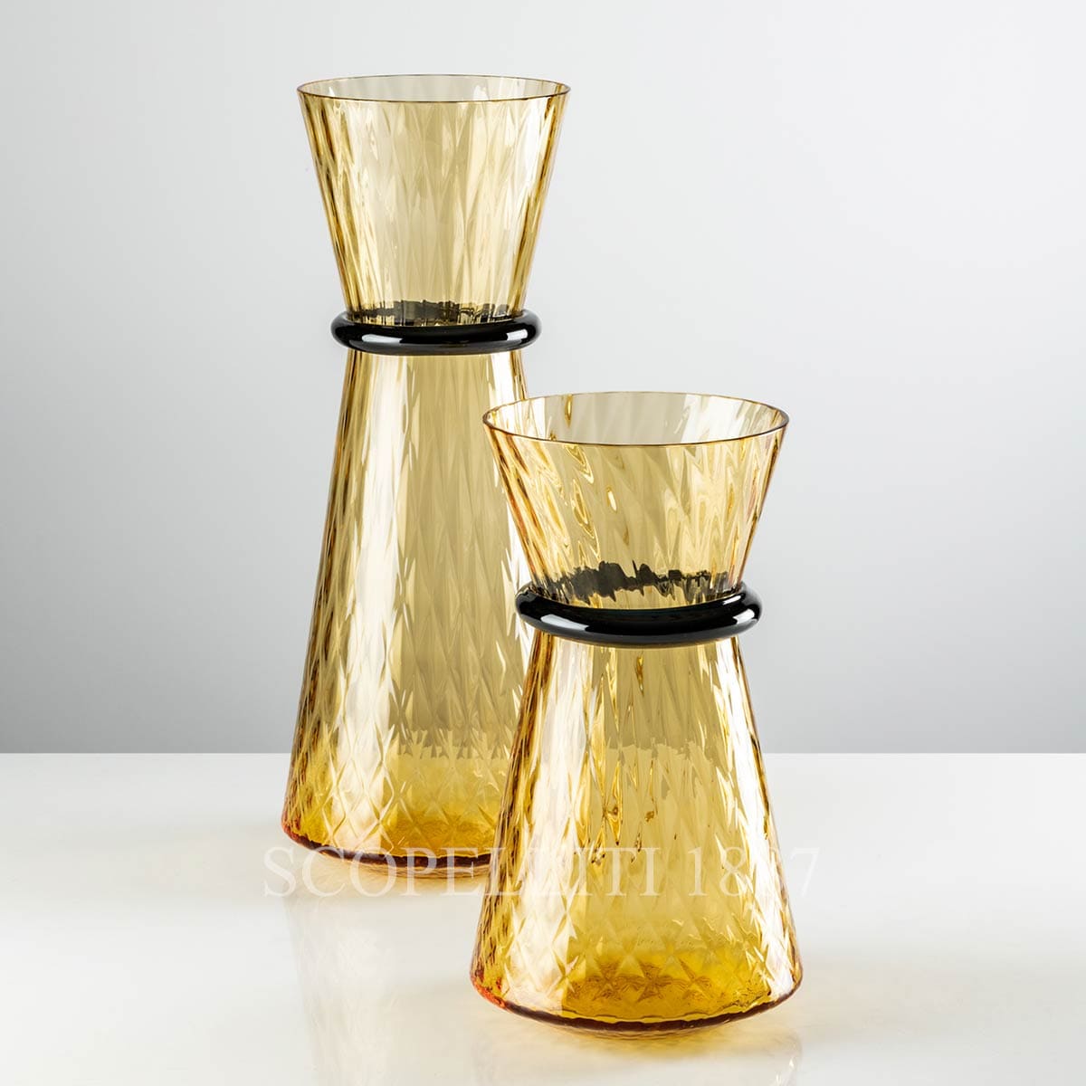 Venini Venini Tiara Balloton Vase Amber Large 3