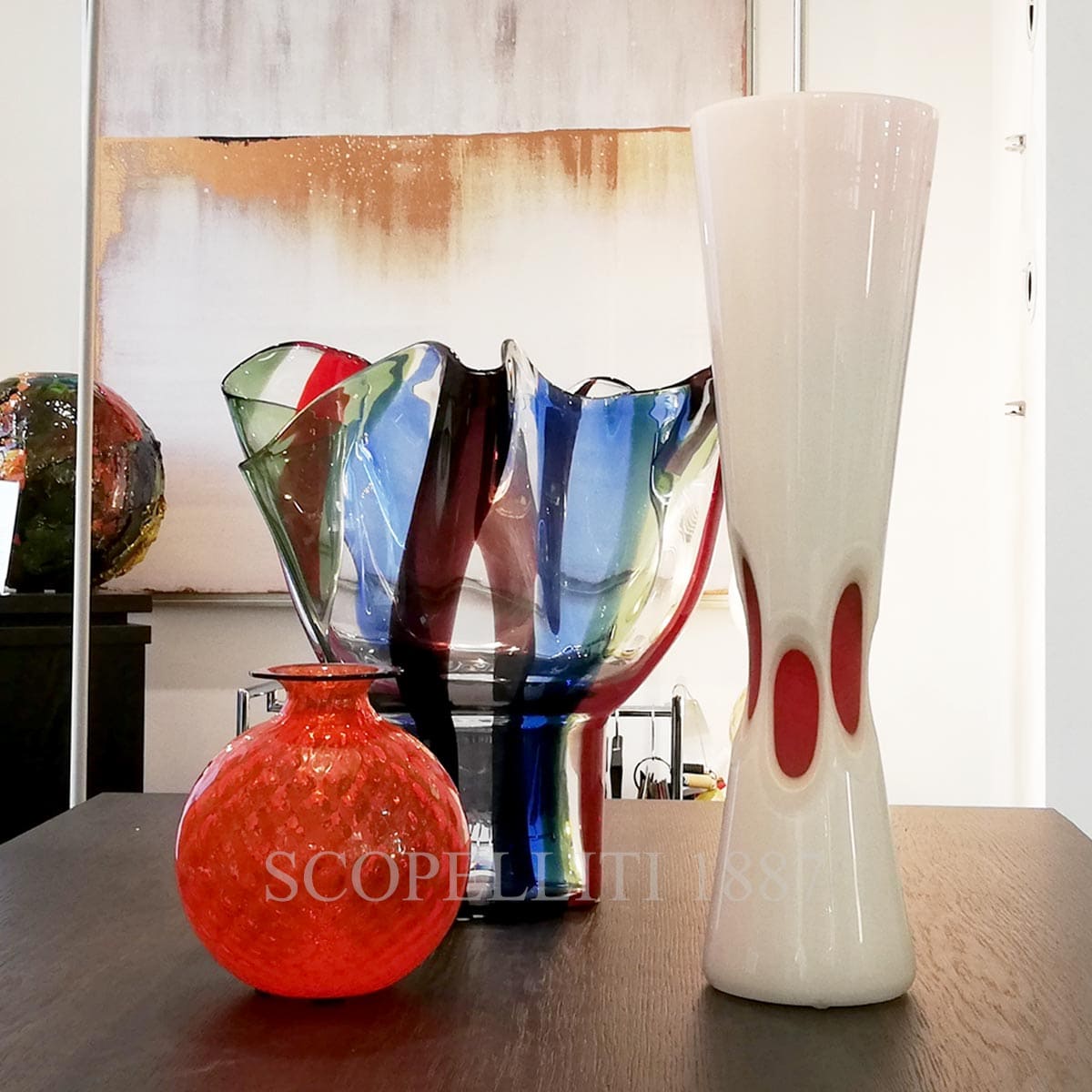 Venini Venini Accenti Vase White 2