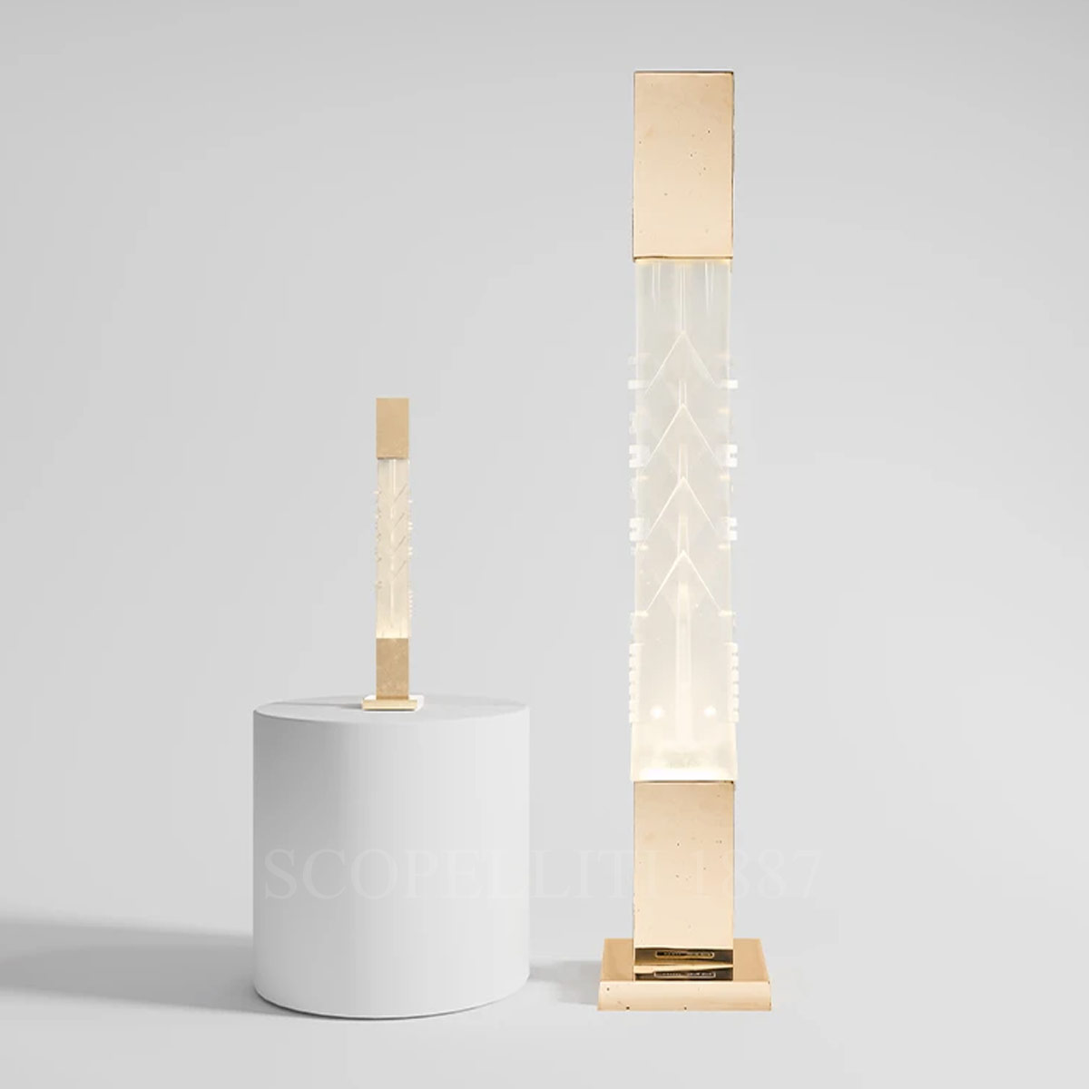 Venini Venini Stele I Table Lamp by Arnaldo Pomodoro 2