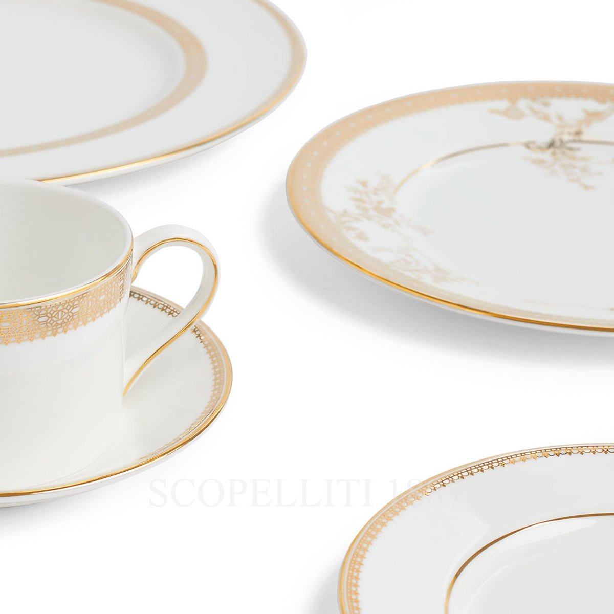 Wedgwood Wedgwood Vera Wang Lace Gold Oval Bowl 2