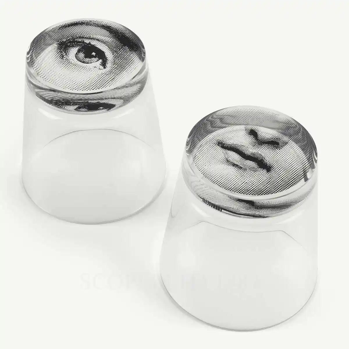 Fornasetti Fornasetti Glasses Bocca e Occhio - Set of 2 2