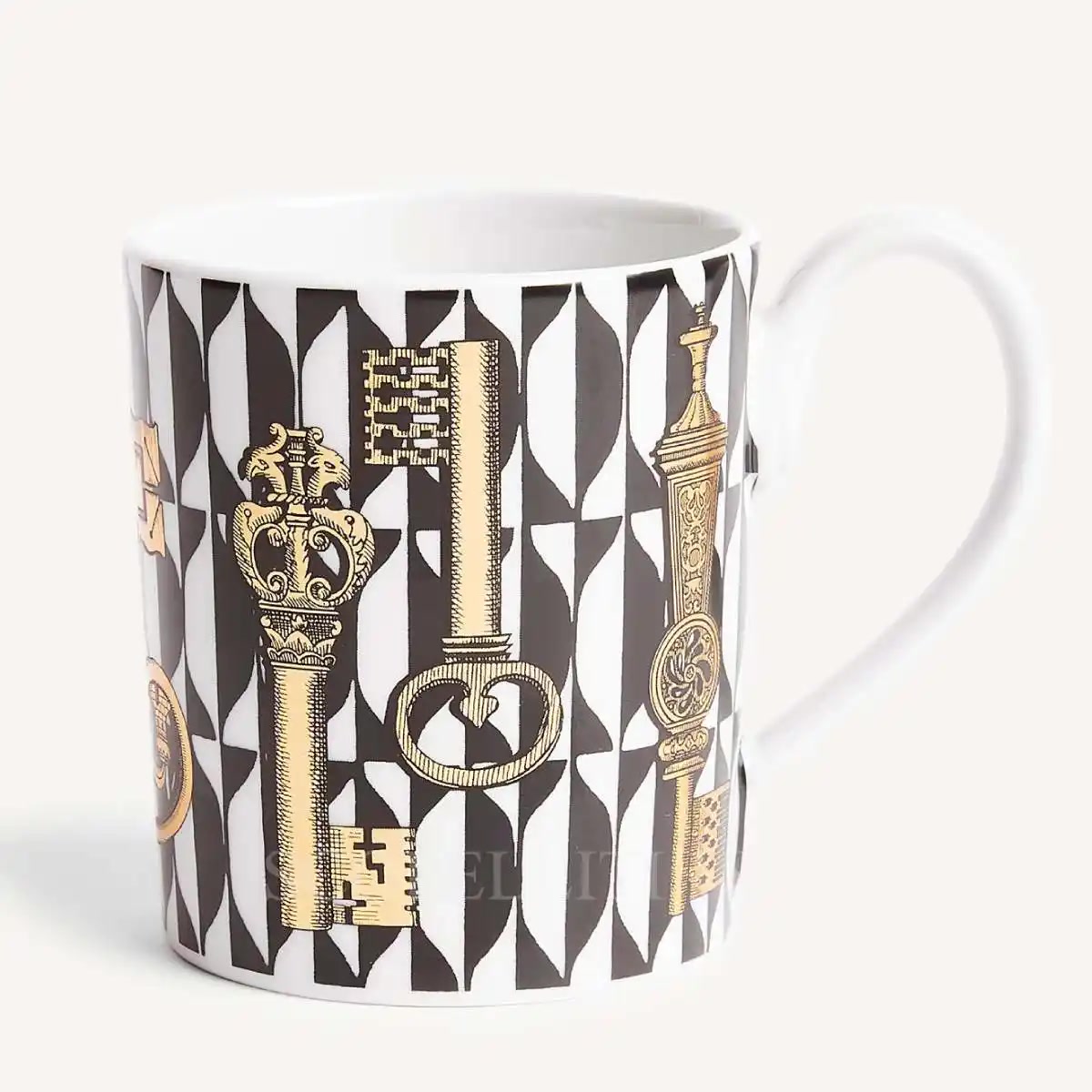 Fornasetti Fornasetti Mug Chiavi Oro e Losanghe 1