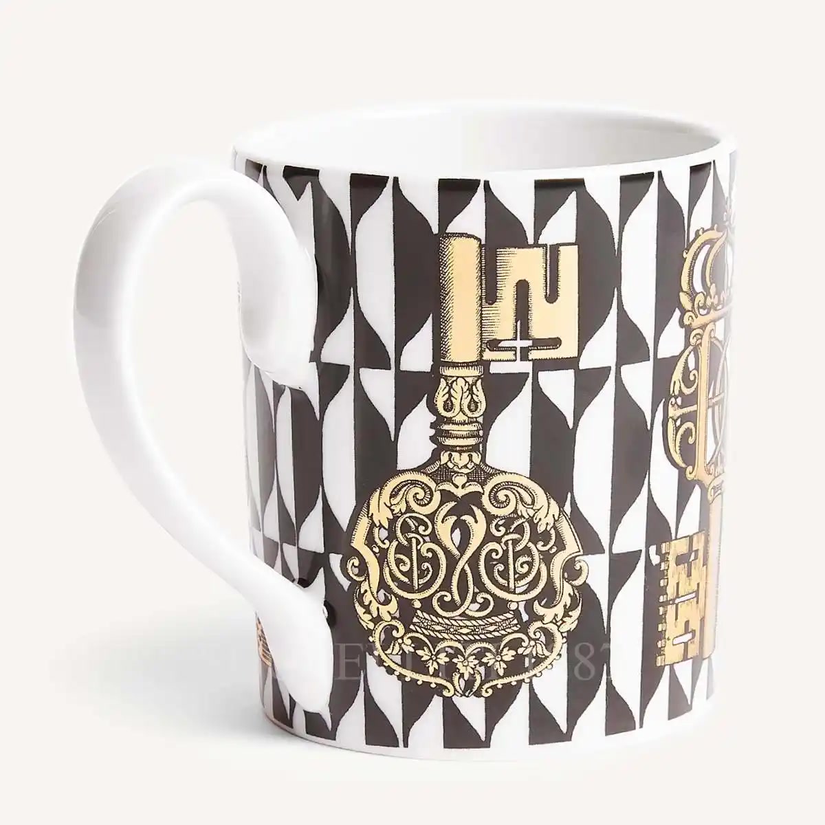 Fornasetti Fornasetti Mug Chiavi Oro e Losanghe 2