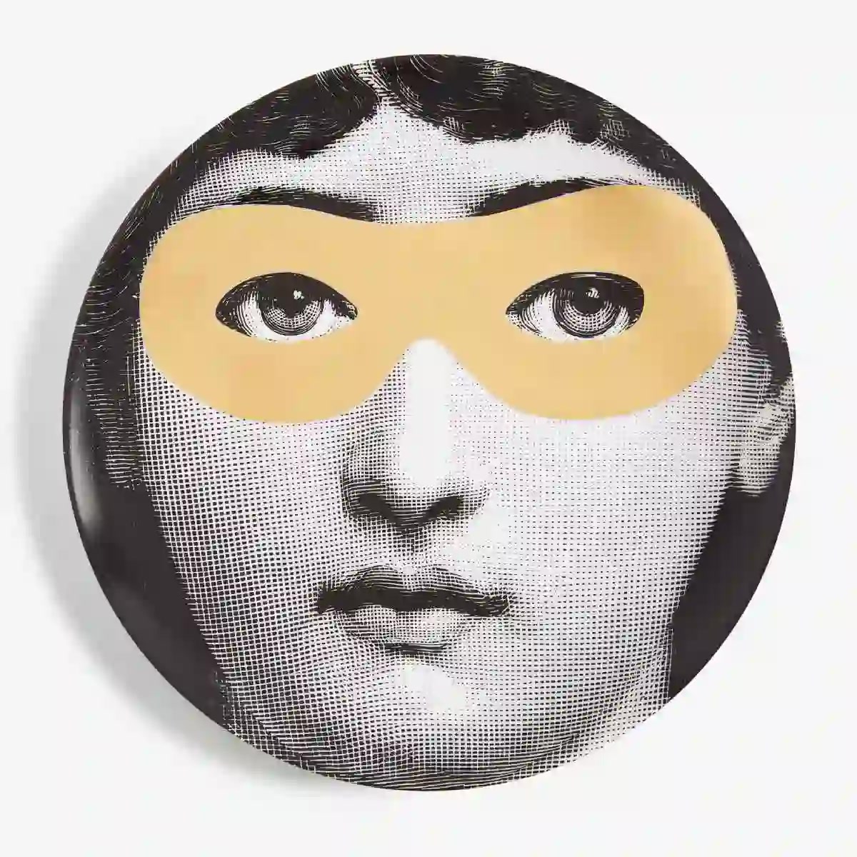 Fornasetti Fornasetti Plate Tema e Variazioni n.22 Gold 1