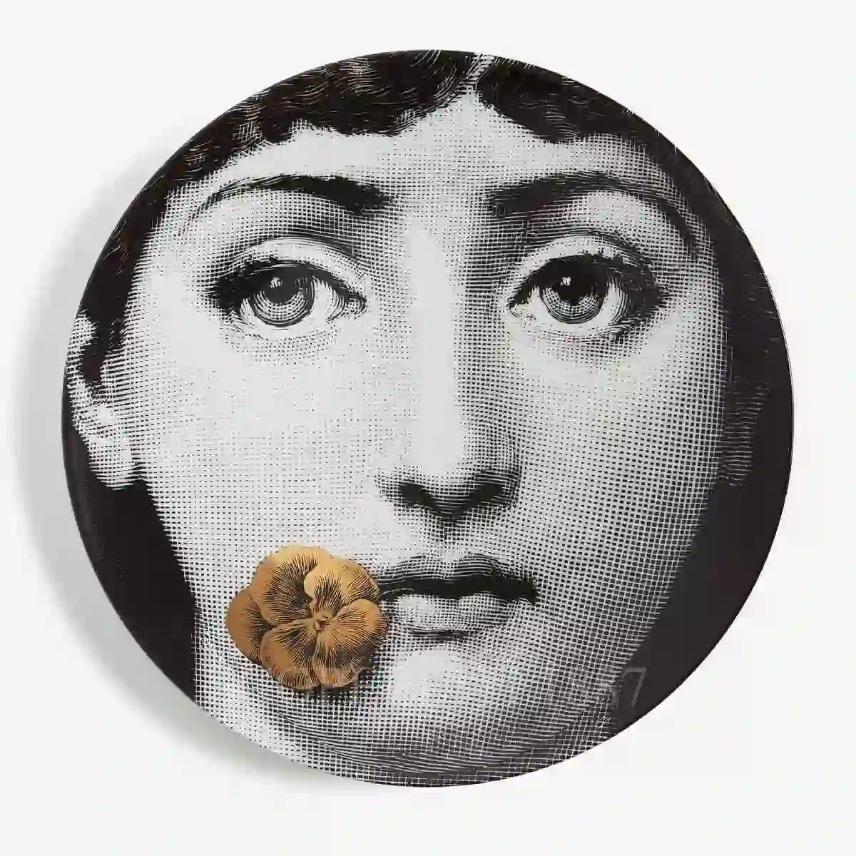 Fornasetti Fornasetti Plate Tema e Variazioni n.137 Gold 1